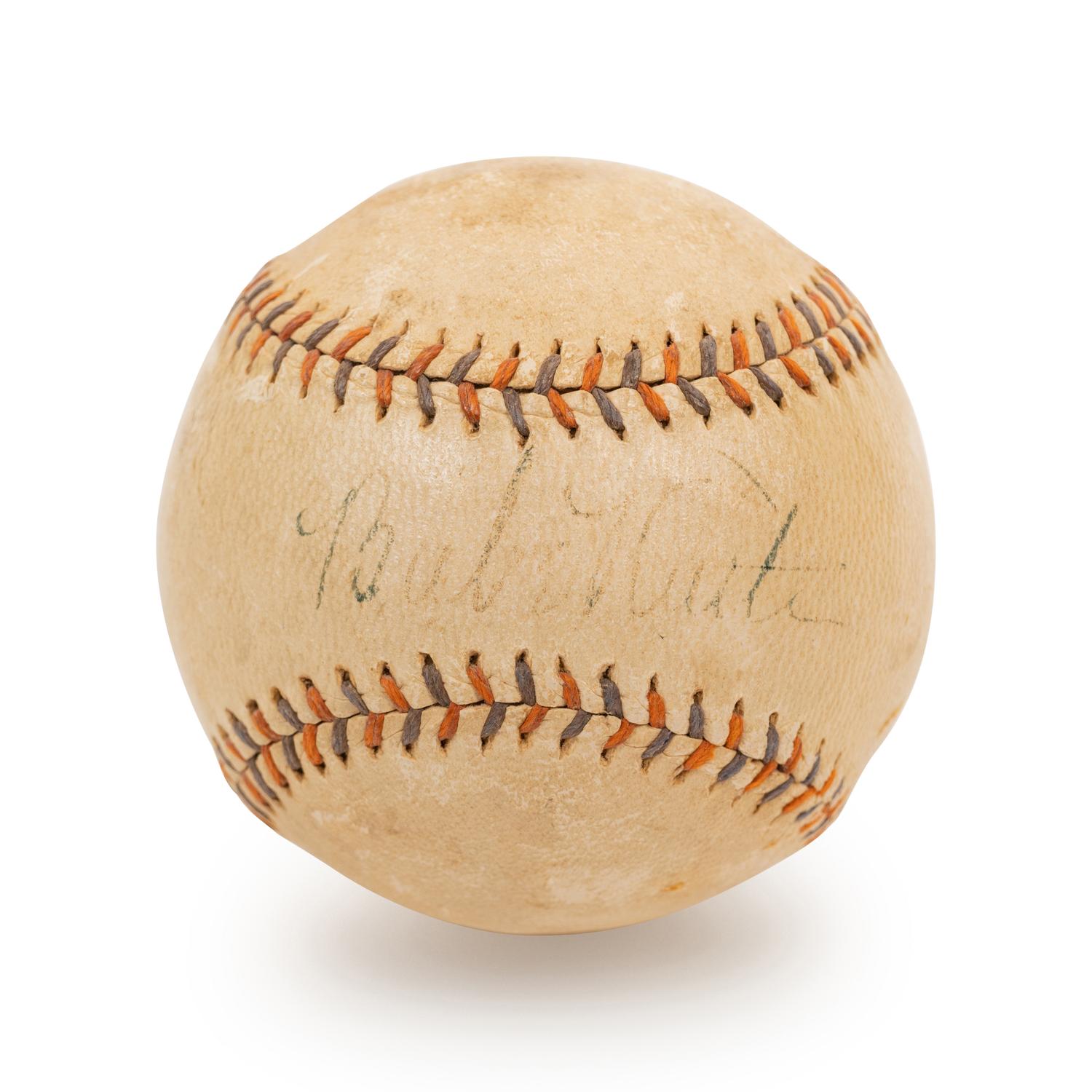 A Babe Ruth Signed Autograph Home Run Special Spalding Baseball (PSA Authentic)
