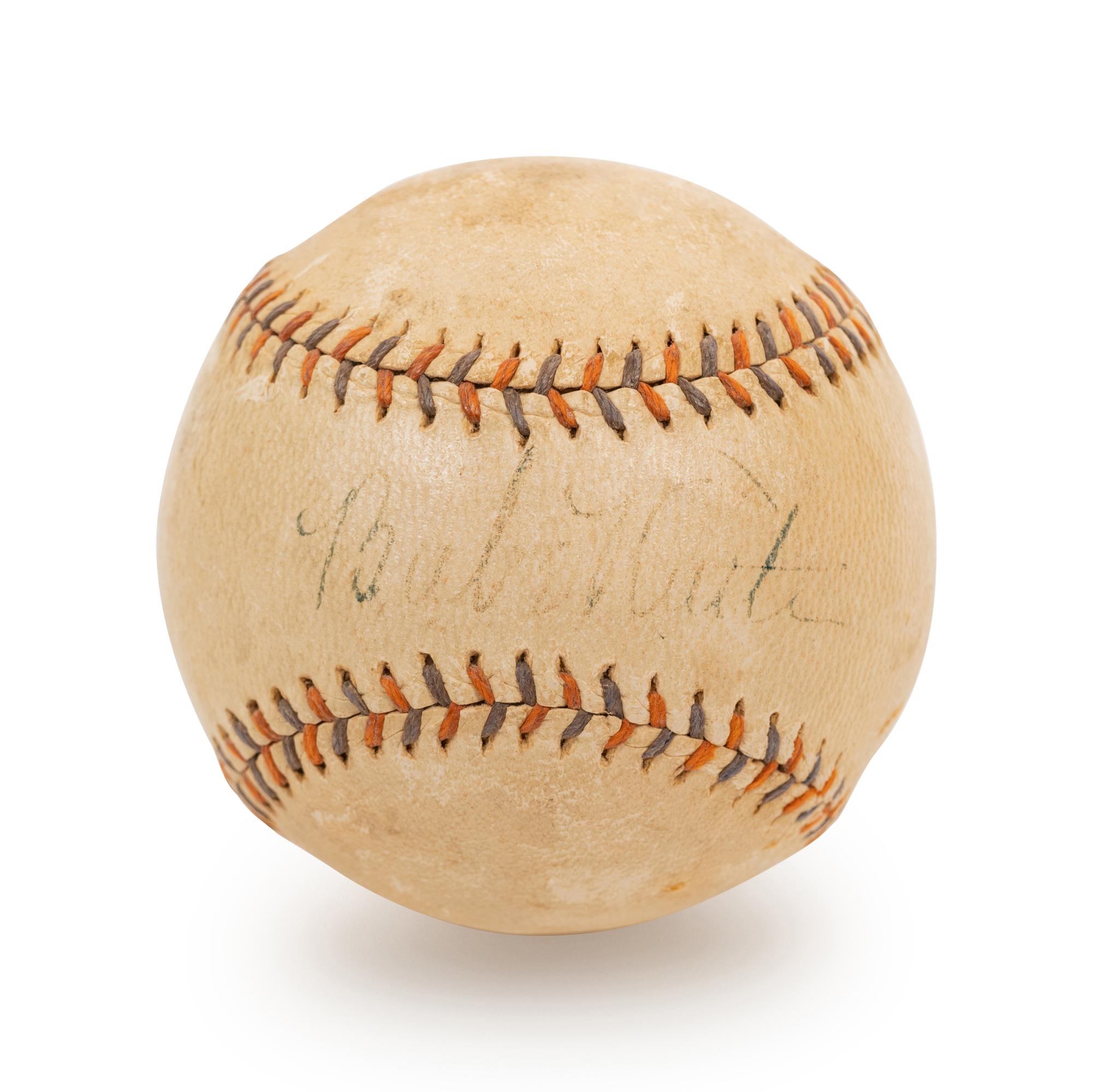 A Babe Ruth Signed Autograph Home Run Special Spalding Baseball (PSA Authentic)