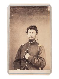 [CIVIL WAR] 16th OH Battery Archive, incl. hand-drawn camp scene, escutcheon, war-date diary, CDVs.