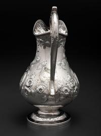 An American Coin Silver Pitcher