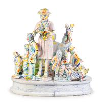 Viola Frey, (American, 1933-2004), Untitled (Figural Group)