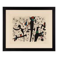 Joan Miró (Spanish, 1893-1983) — Homenatge à Joan Prats: one plate 1971