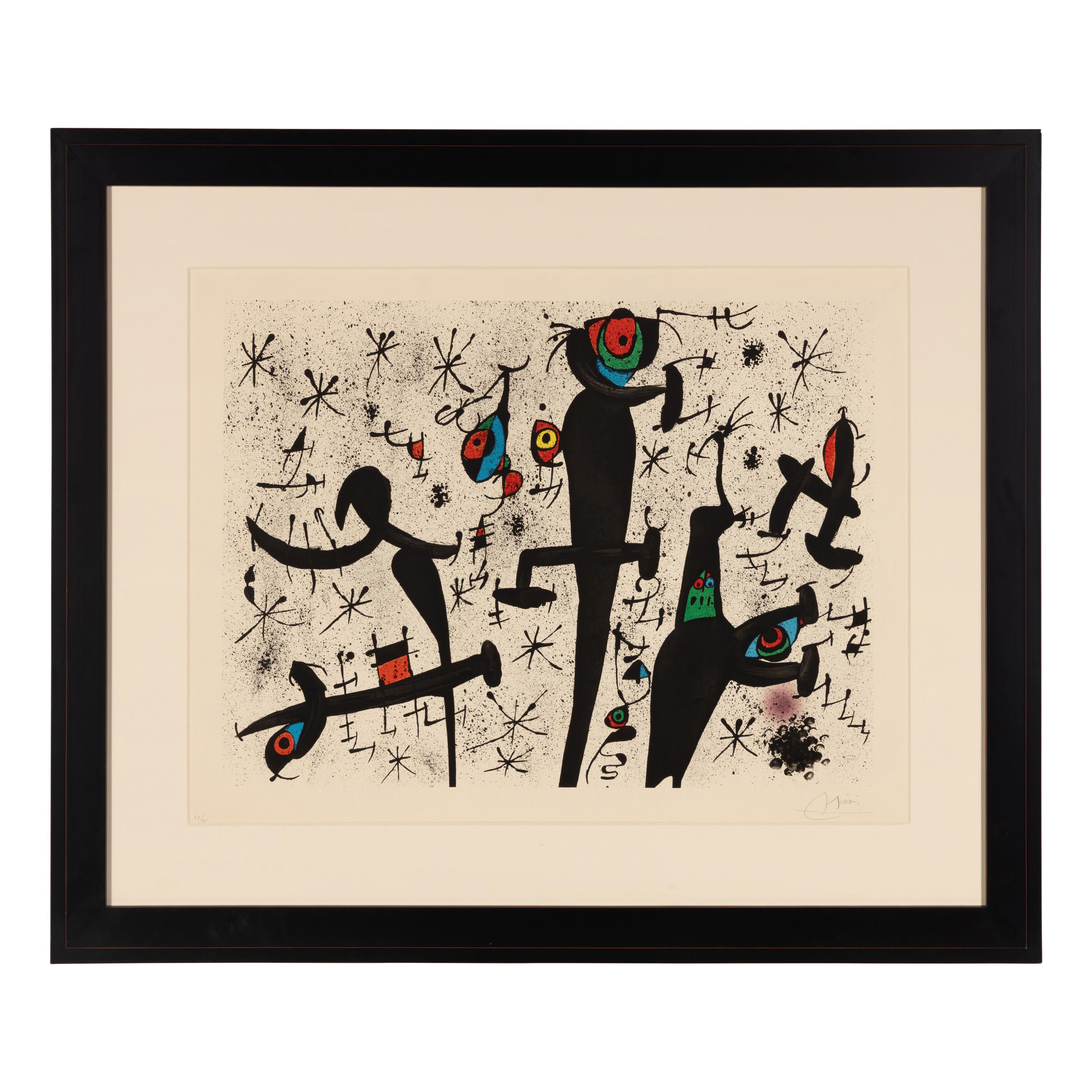 Joan Miró (Spanish, 1893-1983) — Homenatge à Joan Prats: one plate 1971