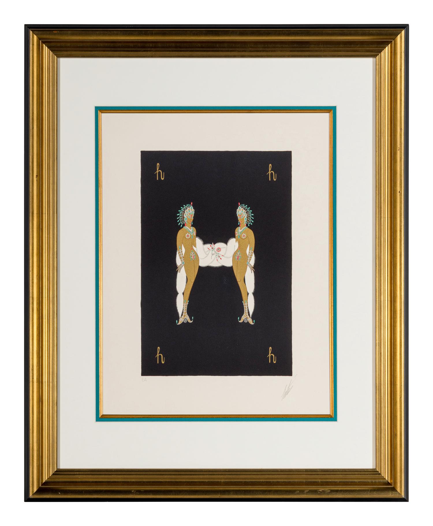 Six Alphabet Lithographs