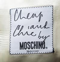 A Moschino Wool Cloud Print Jacket, Size 10.