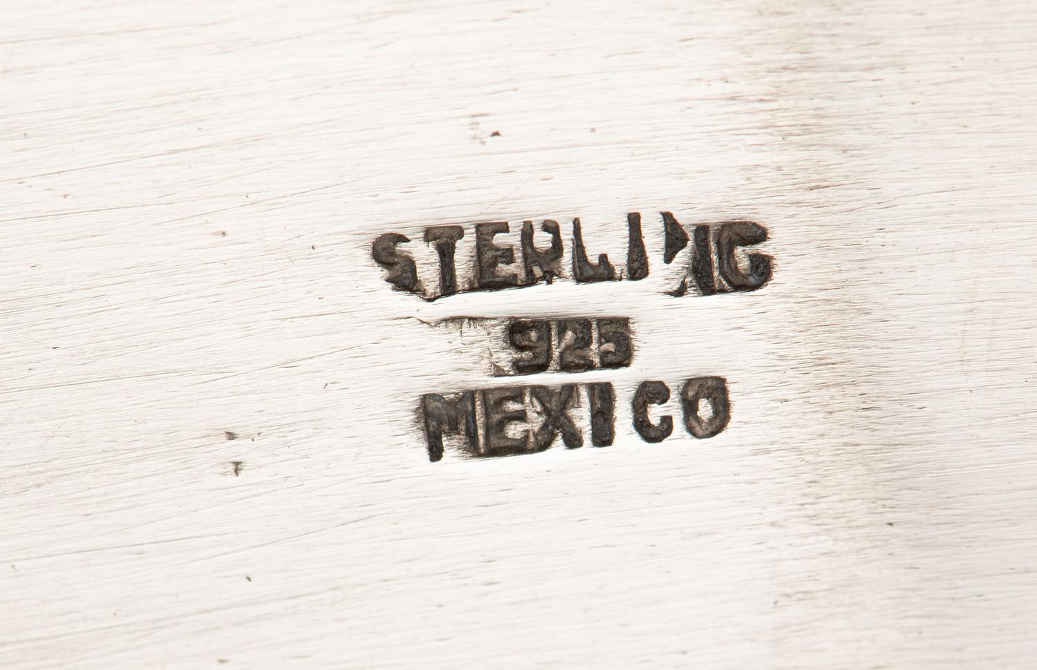 A Mexican Silver Lidded Dish