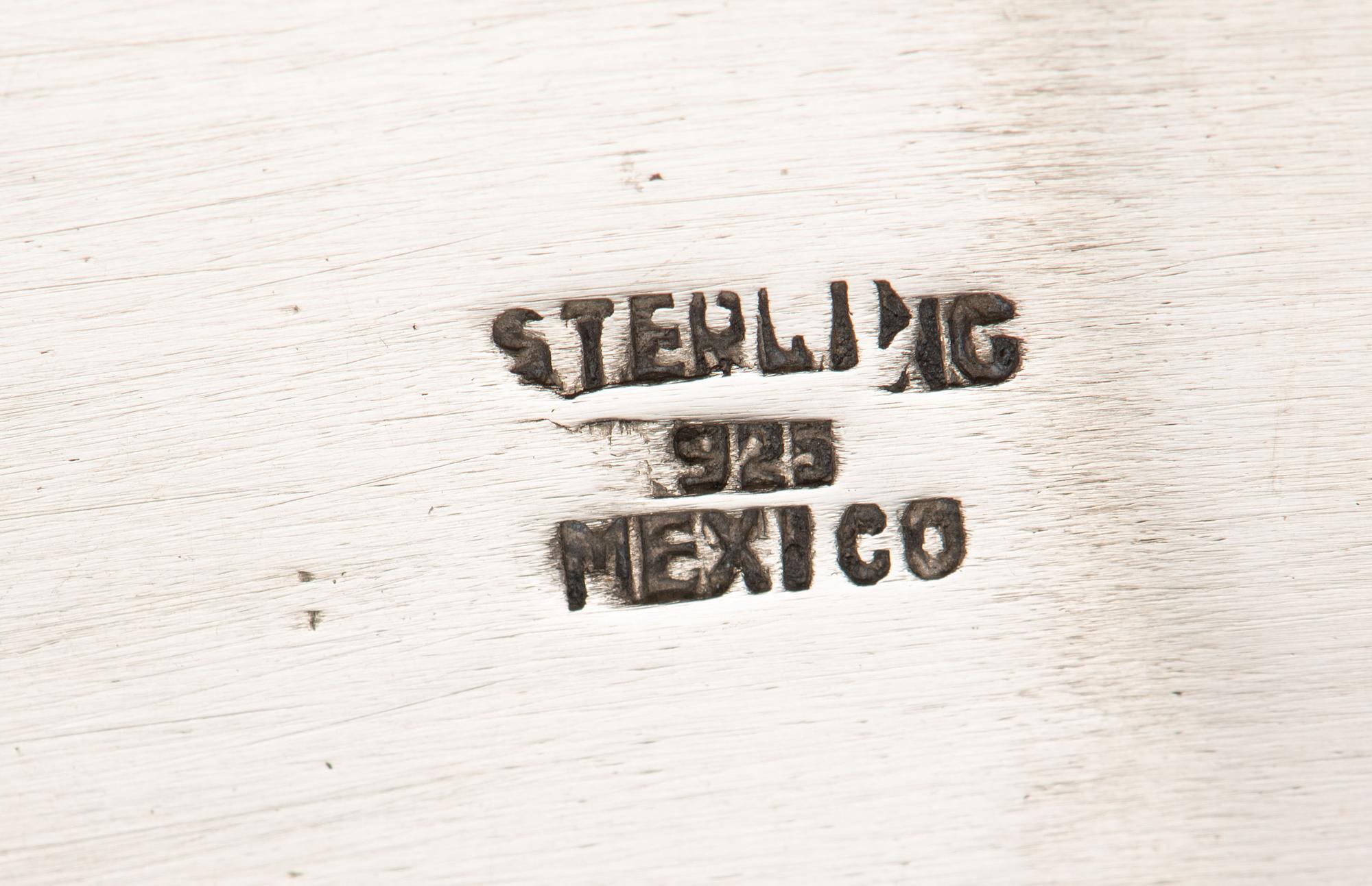 A Mexican Silver Lidded Dish