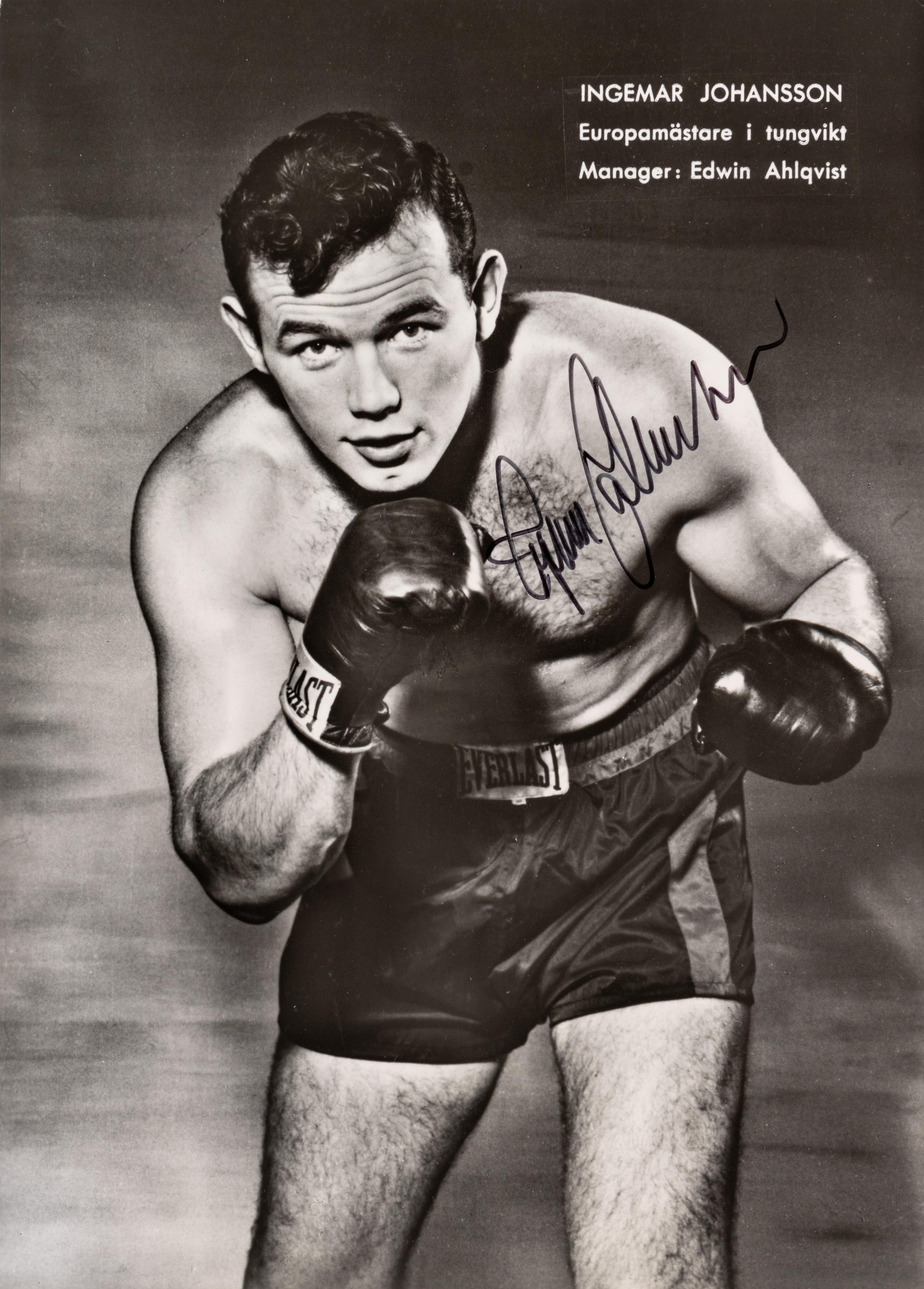 A Group of 14 Heavyweight Boxing Champion Signed Autograph Photos Including Muhammad Ali,