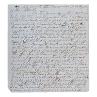 [Civil War - Gettysburg]. -- [Warner, John Riddle (1827-1894)]. A pair of manuscript documents, each entitled "An Appeal to the Benevolent Citizens of the North," [Gettysburg, PA, 30 July 1864].