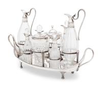 A George III Silver Cruet Set