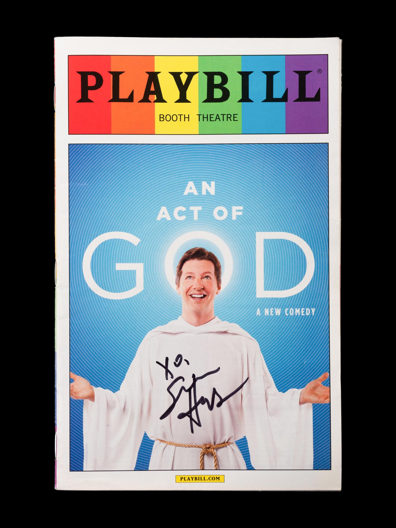 (Theatre Playbills) A group of playbills, press kits, and theater memorabilia from 4 theatrical productions, comprising: