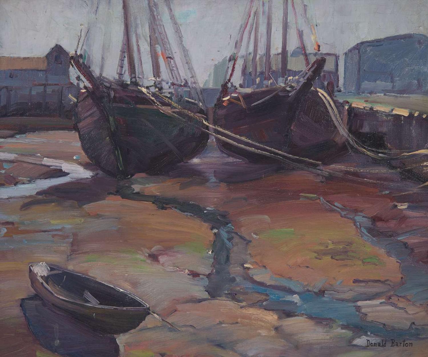 Donald Blagge Barton (American, 1903-1990) - Granite Boats Rockport