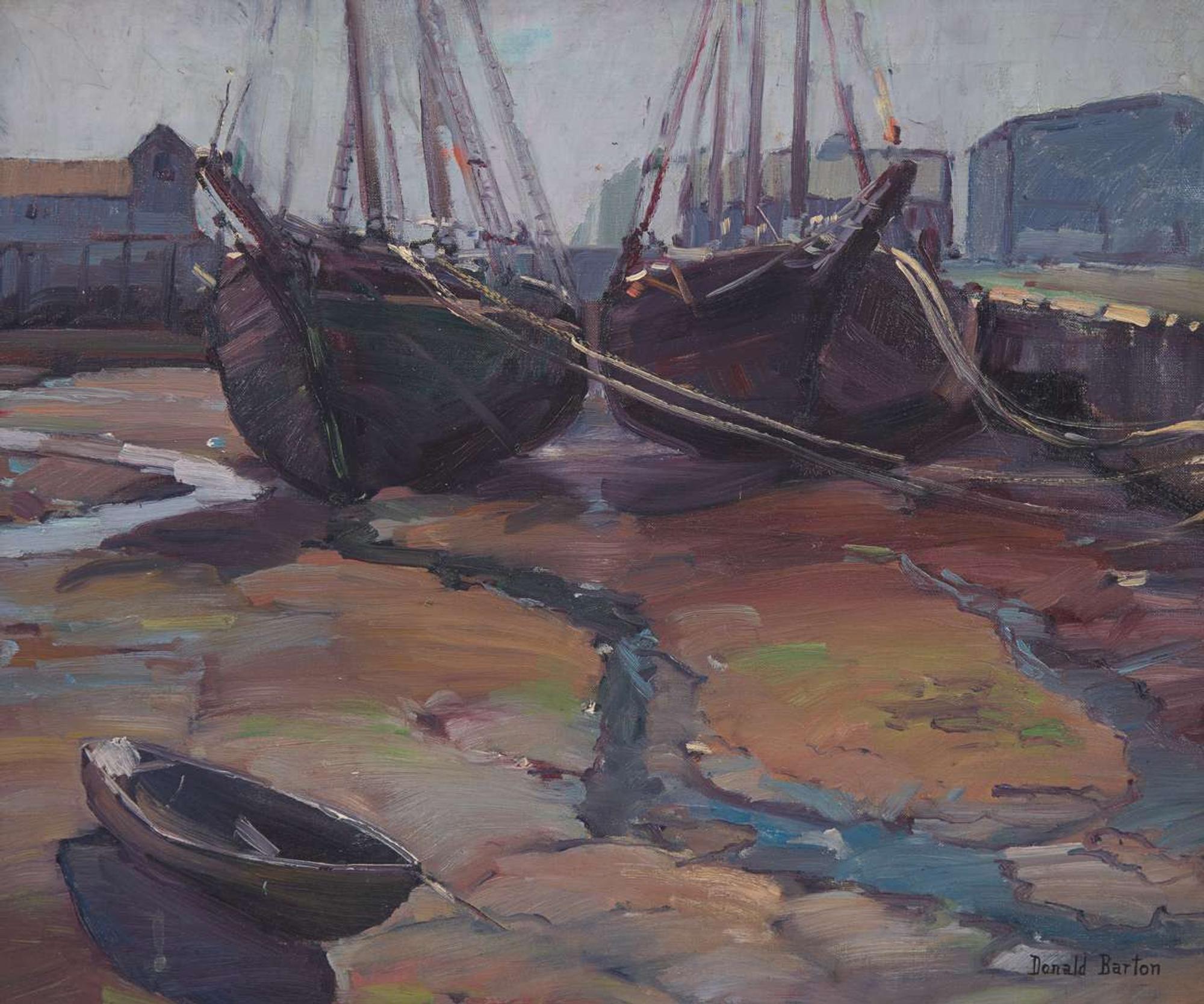 Donald Blagge Barton (American, 1903-1990) - Granite Boats Rockport