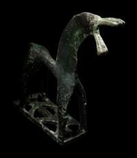 A Geometric Bronze Horse
