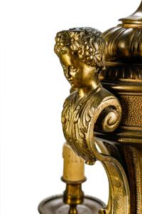 A Régence Style Bronze Eight-Light Chandelier