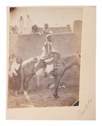 [NATIVE AMERICANS]. A group of 3 photographs of Ute and Pueblo Indians, comprising: