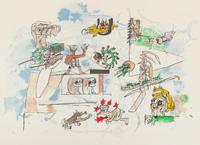 Roberto Matta, (Chilean, 1911-2002), Porol-Vua, 1978