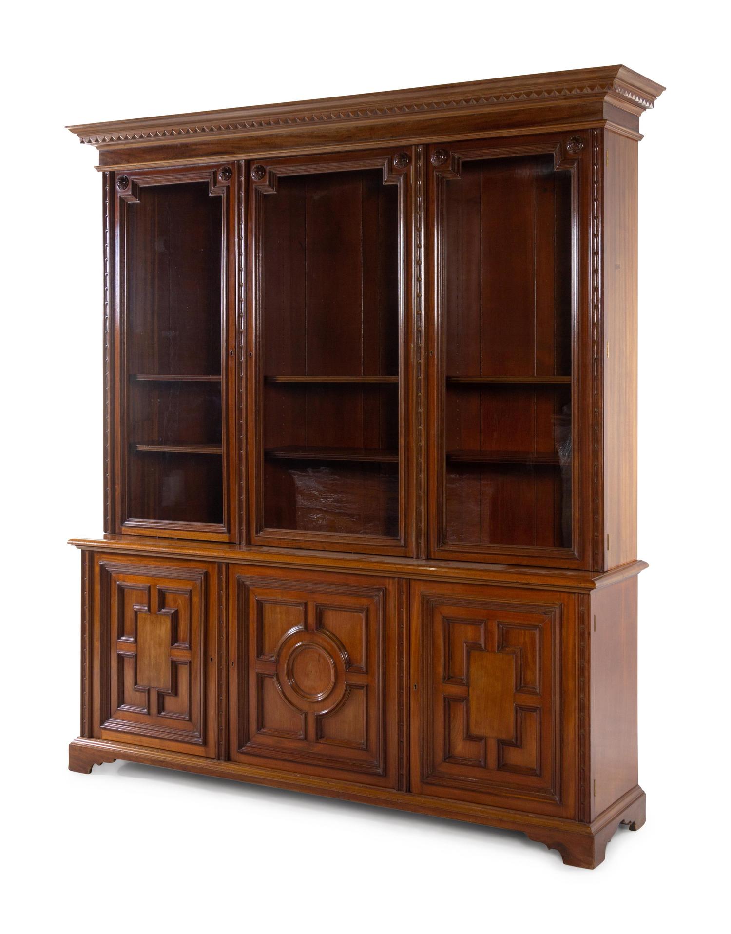 A William IV Style Mahogany Bookcase — 20TH CENTURY