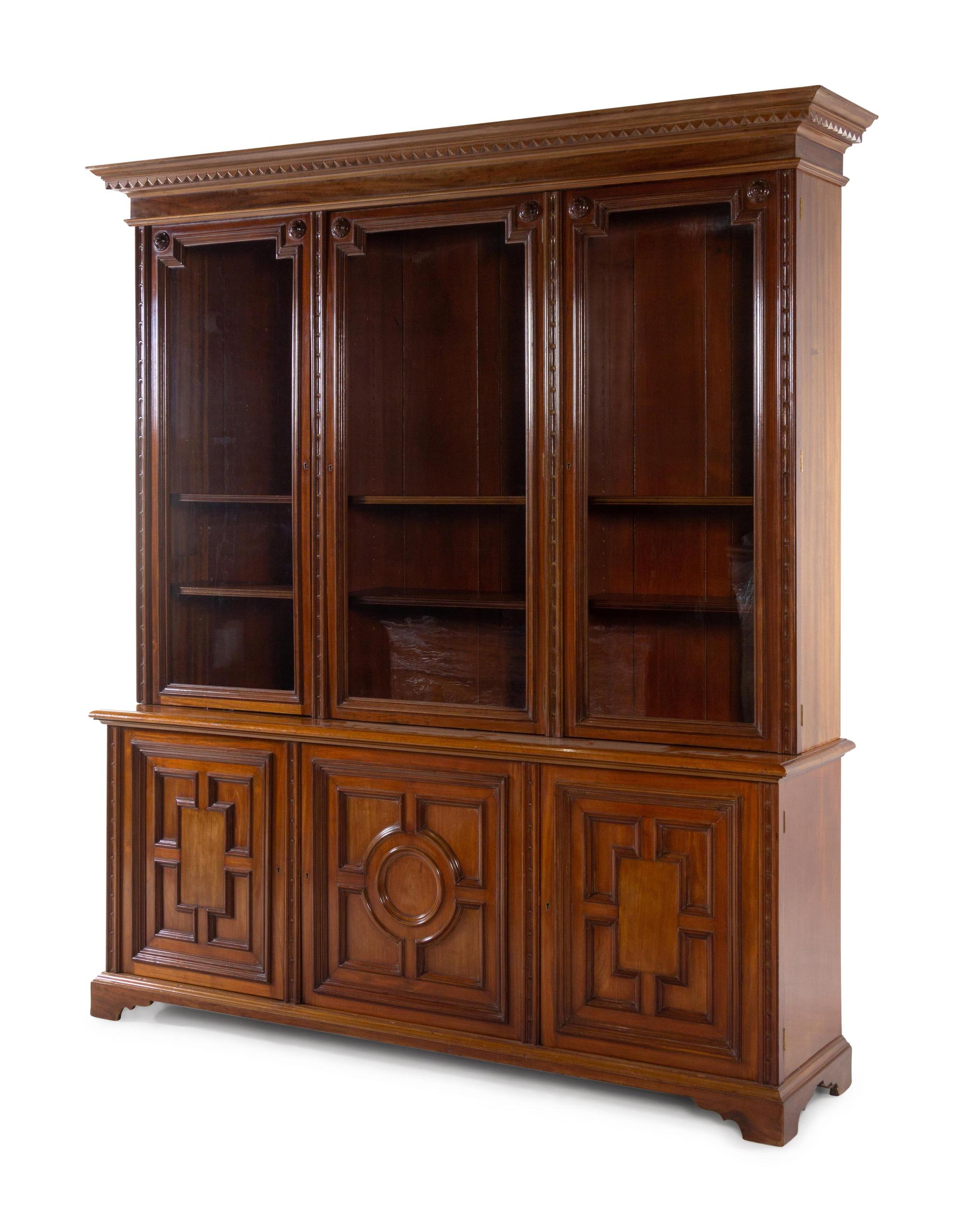 A William IV Style Mahogany Bookcase — 20TH CENTURY