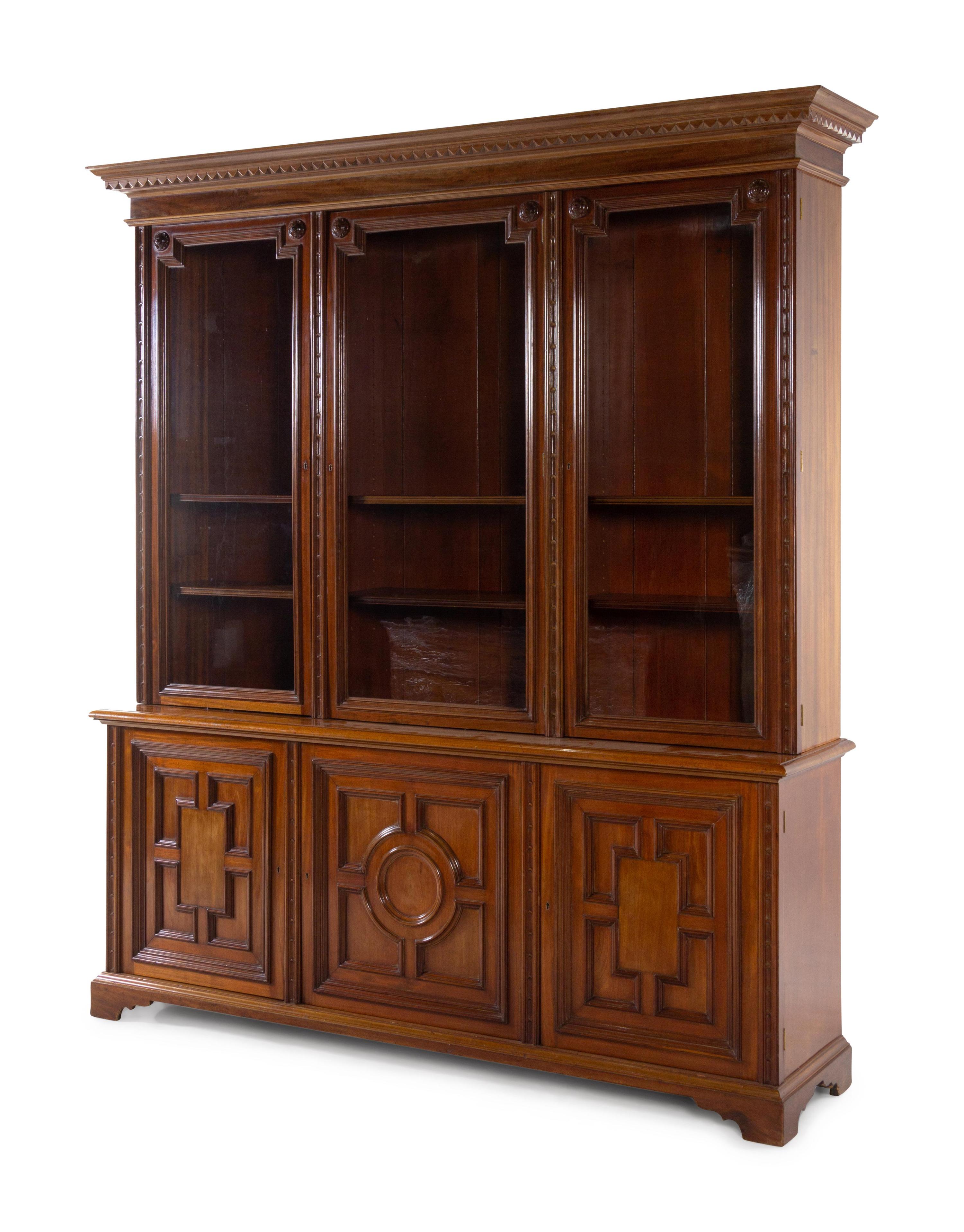 A William IV Style Mahogany Bookcase — 20TH CENTURY