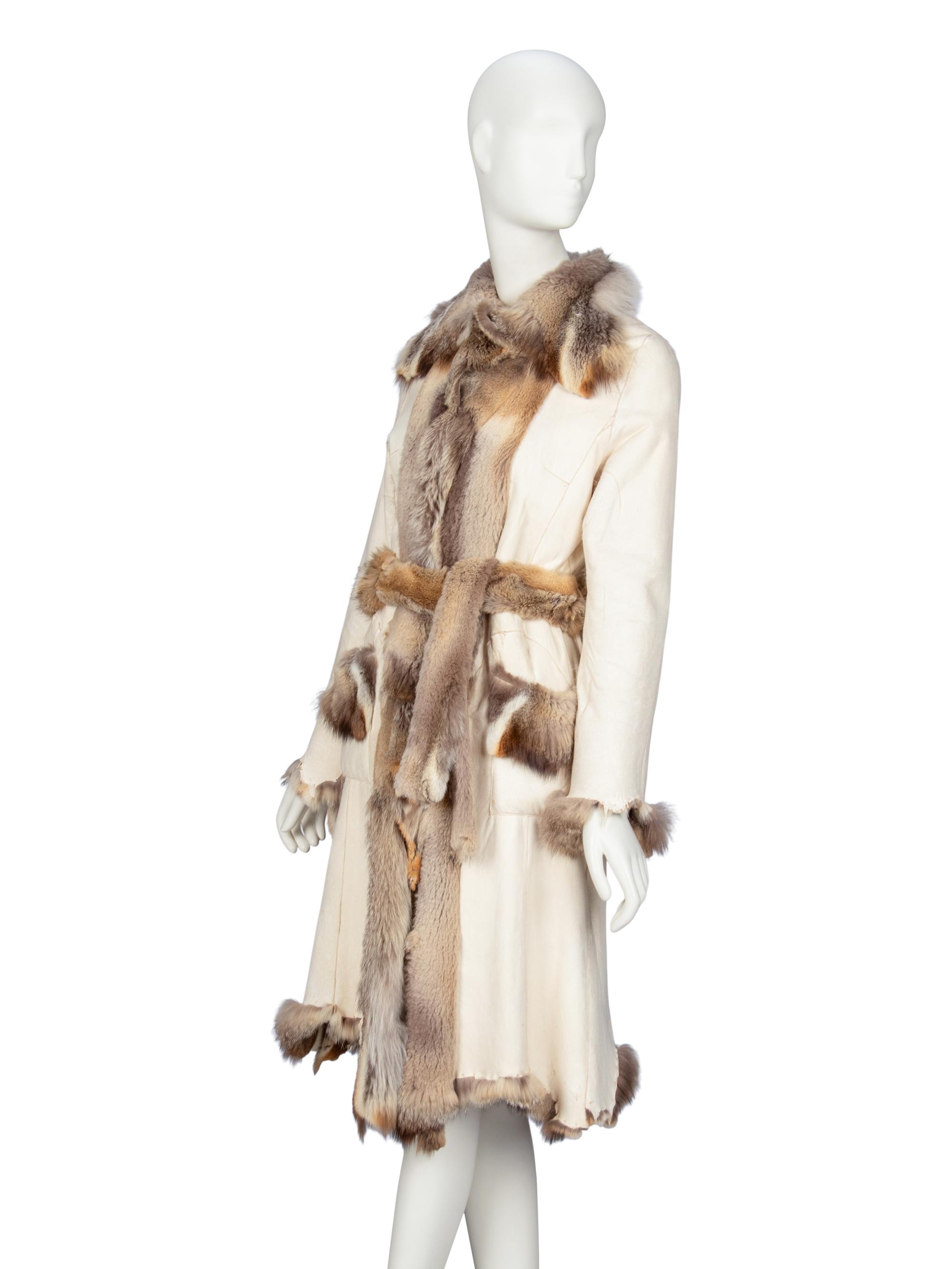 A Reversible Skin-to-Skin Fox Fur Coat