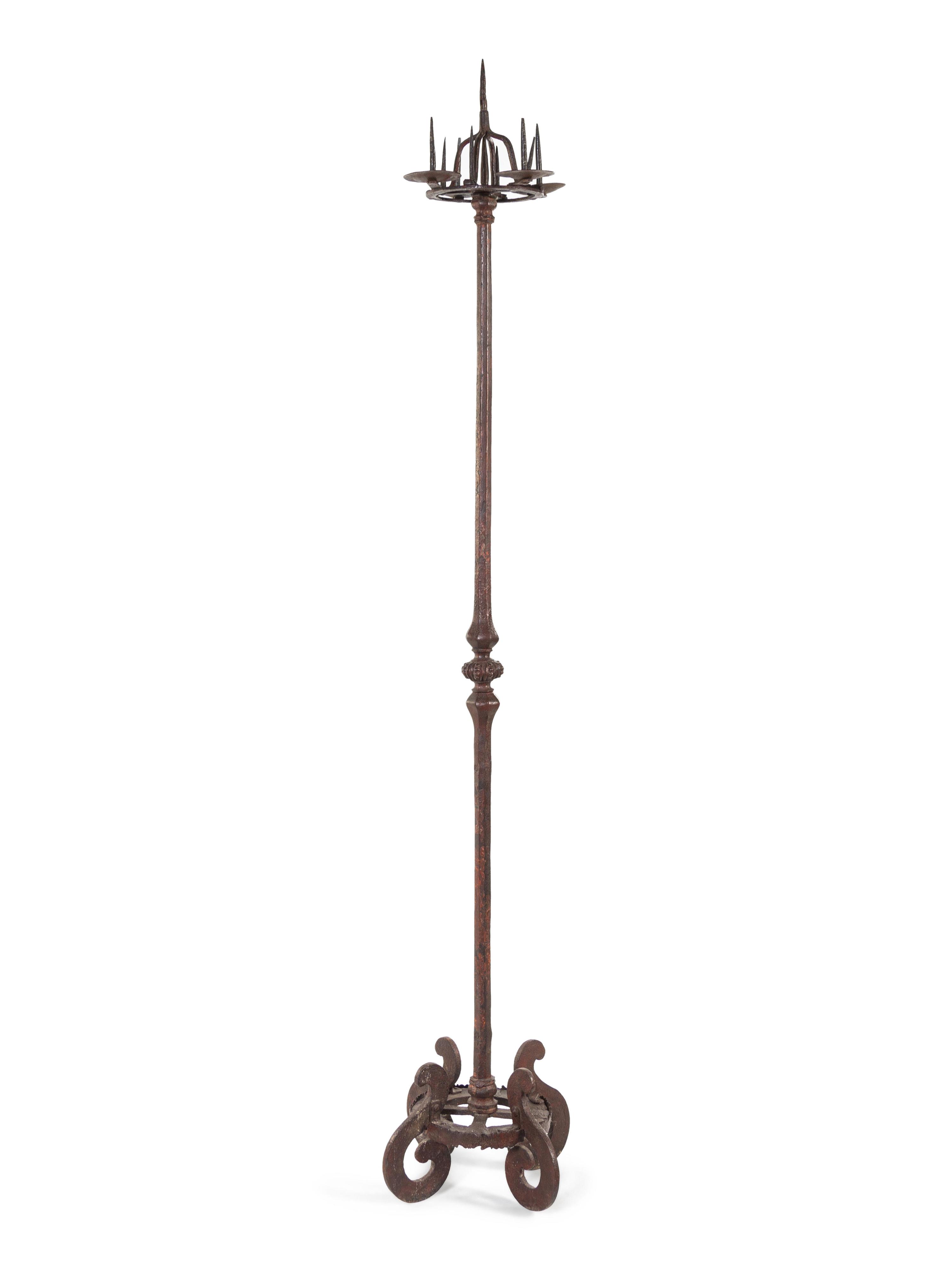 A Continental Iron Torchère