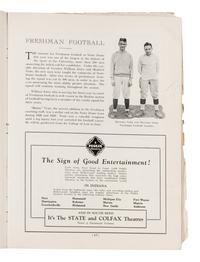An Original 1930 Opening of Notre Dame Stadium Multi Signed Autograph Football Program Including Knute Rockne (Beckett Authentication Services BAS Letter),