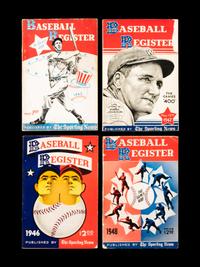 A Group of Baseball Magazines and Ephemera Including Lou Gehrig and Joe DiMaggio,