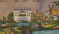 A French Needlepoint Sampler Picture