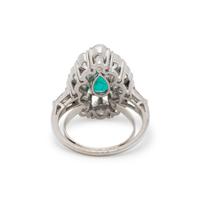 EMERALD AND DIAMOND RING