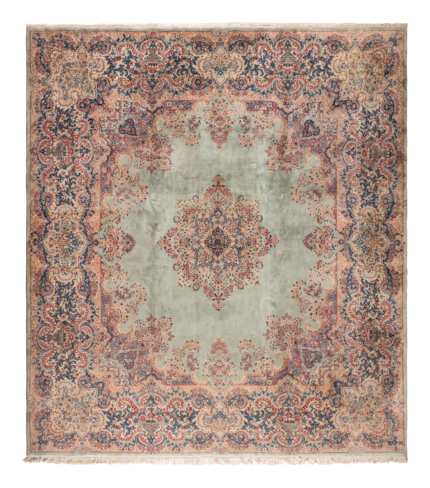 A Kirman Wool Rug