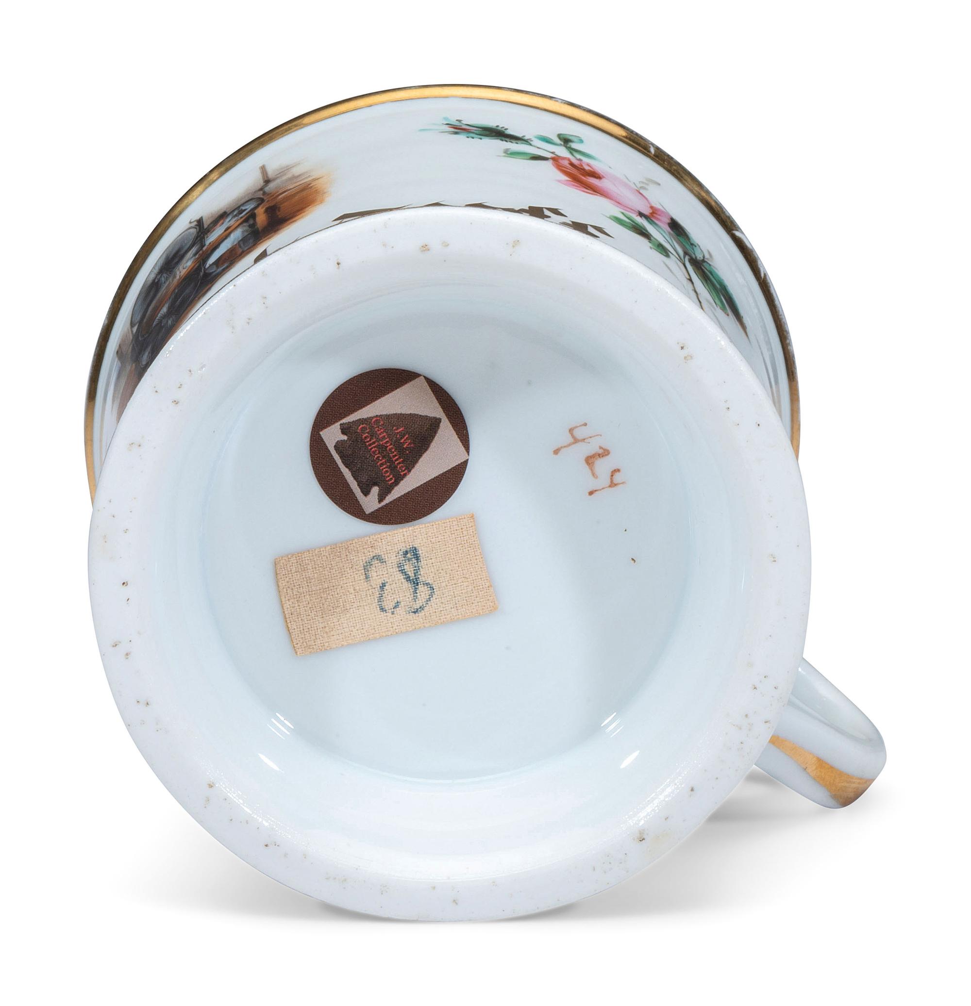 A Band Saw Operator's Porcelain Occupational Shaving Mug