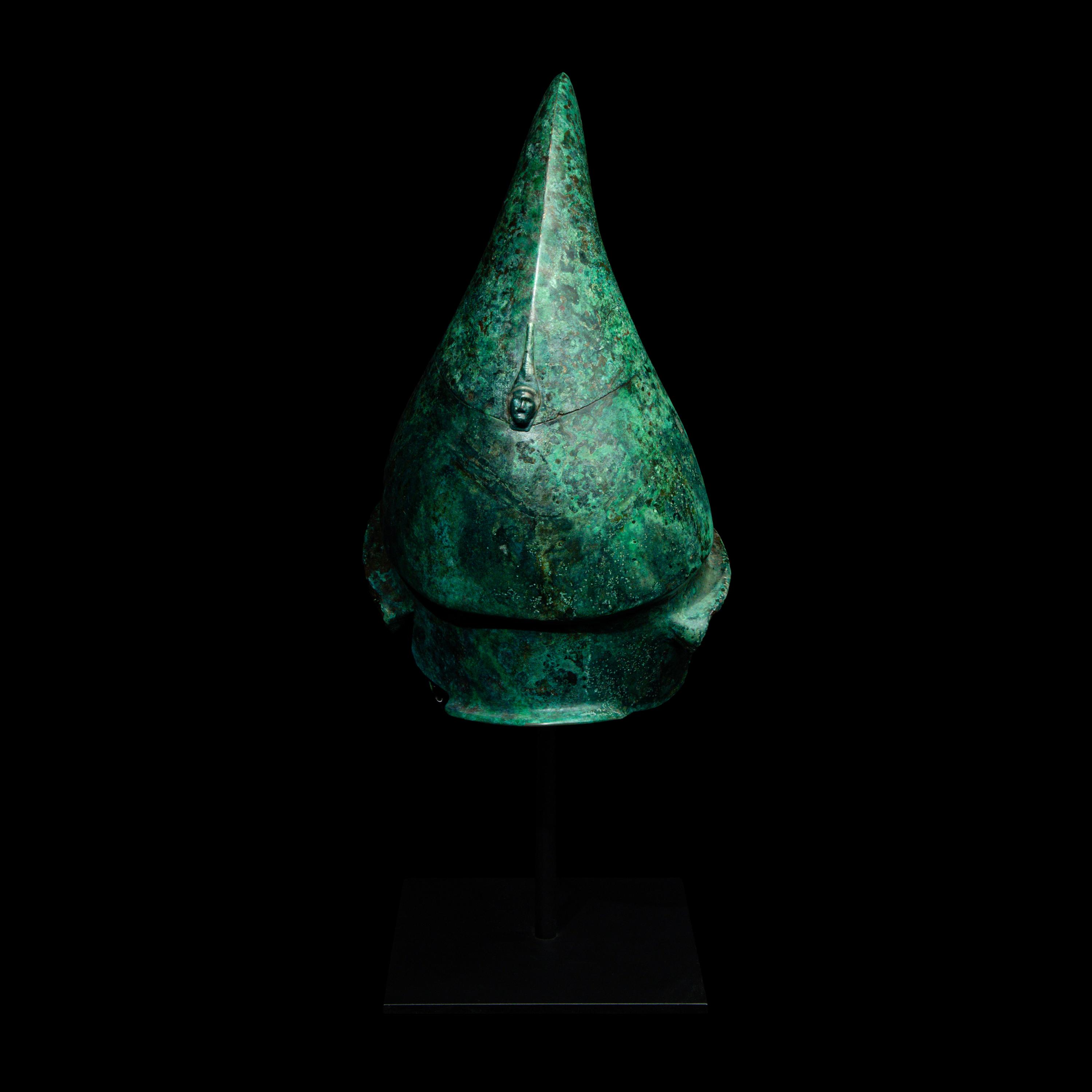 A Greek Bronze Phrygian Helmet