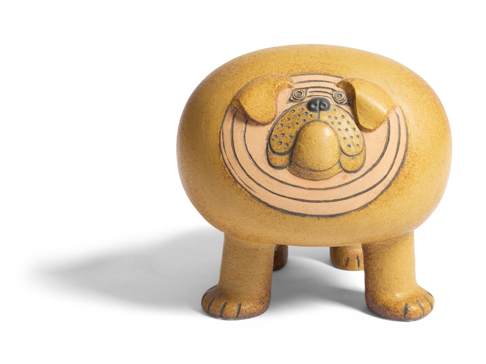 Bulldog Ceramic Sculpture Gustavsberg Studio, Sweden