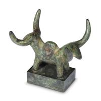 ITALIC LUCANIAN JANUS BULLS PENDANT C. 7th Century BC