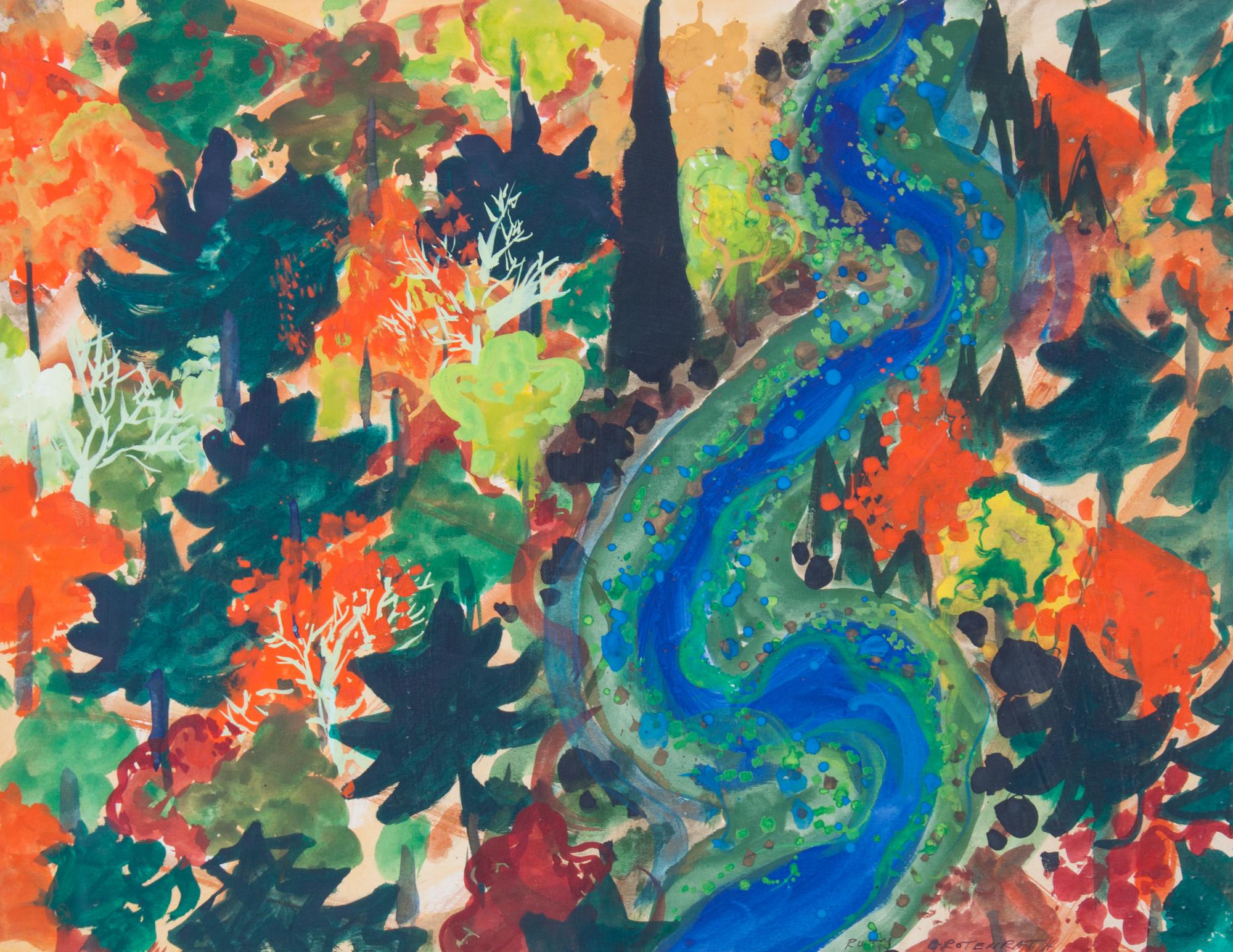 Ruth Grotenrath, (Wisconsin, 1912-1988), View of Fall