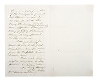 [CIVIL WAR - NAVY]. WELLES, Gideon (1802-1878). Autograph letter signed ("Gideon Welles") to Hannibal Hamlin. Washington. 3 September 1861.
