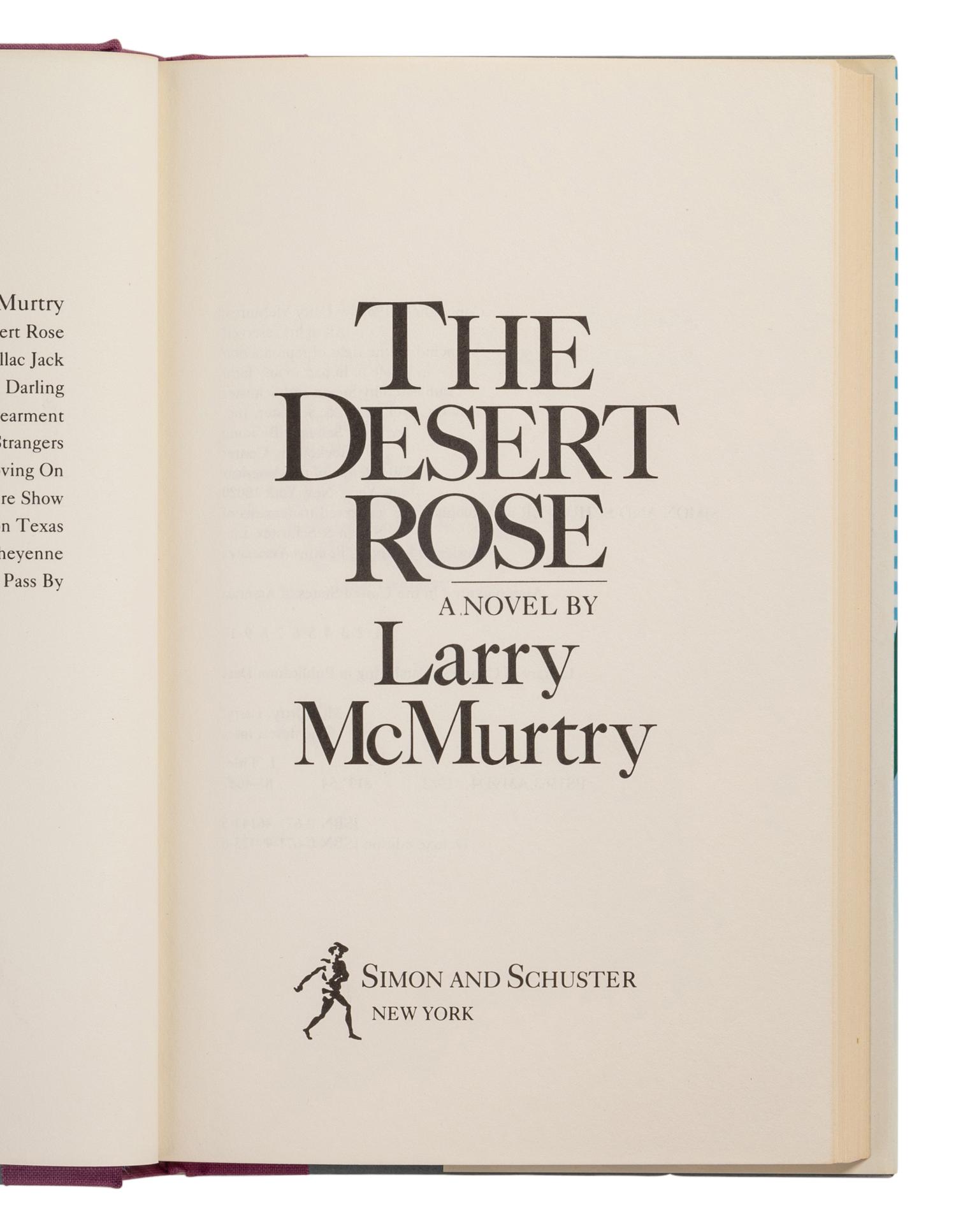 McMURTRY, Larry (1936-2021). A group of 16 works by McMurtry, ALL FIRST EDITIONS, comprising: