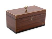 An English Marquetry Tea Caddy