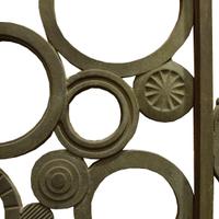 A Bronze Art Deco Panel 71.5" W x 1" D x 39" H — United States, Circa 1920