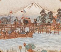 Two Japanese Satsuma Plates