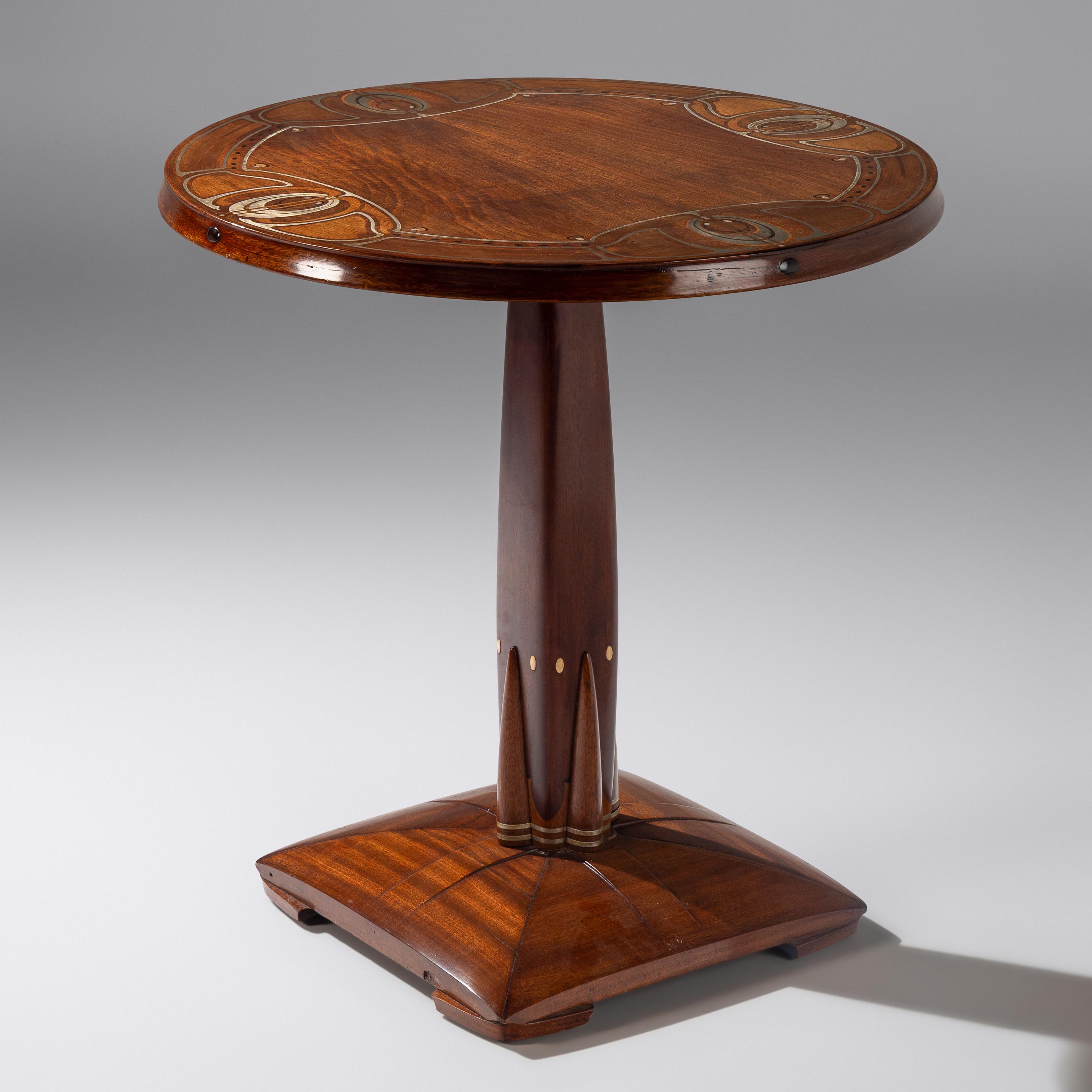 Alfred Grenader (Swedish, 1863–1931) — Art Nouveau Salon Table, c. 1904