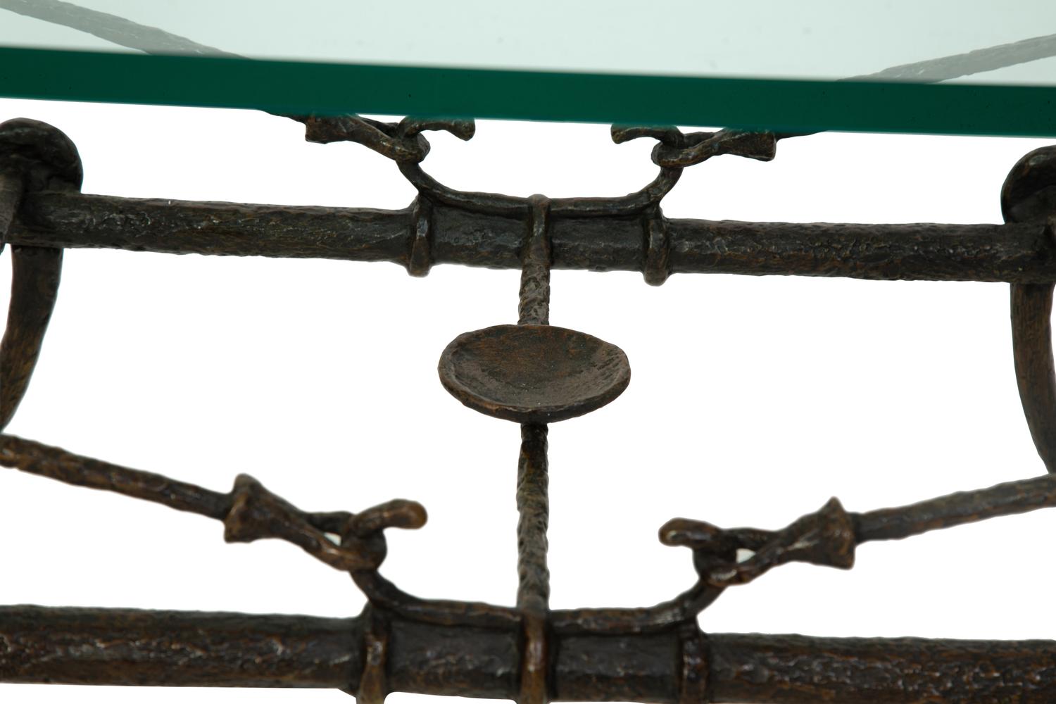 Low Table by Excalibur Foundry, NY, c. 1985
