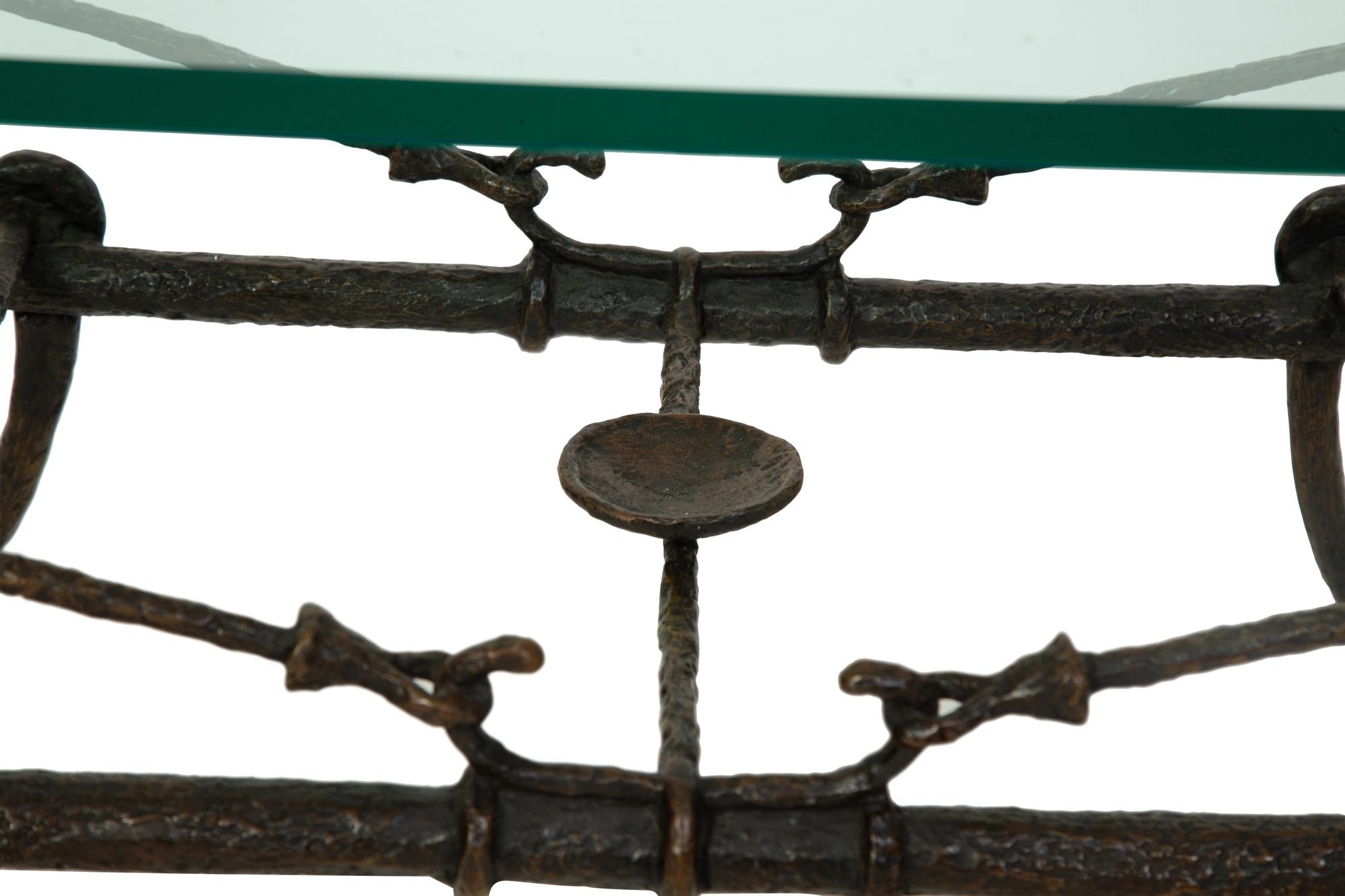 Low Table by Excalibur Foundry, NY, c. 1985