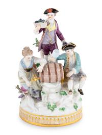 A Meissen Porcelain Figural Group