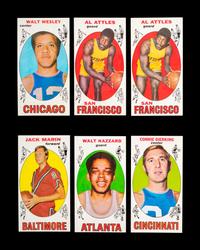 A Group of 93 Assorted 1969-70 Topps Basketball Cards,
