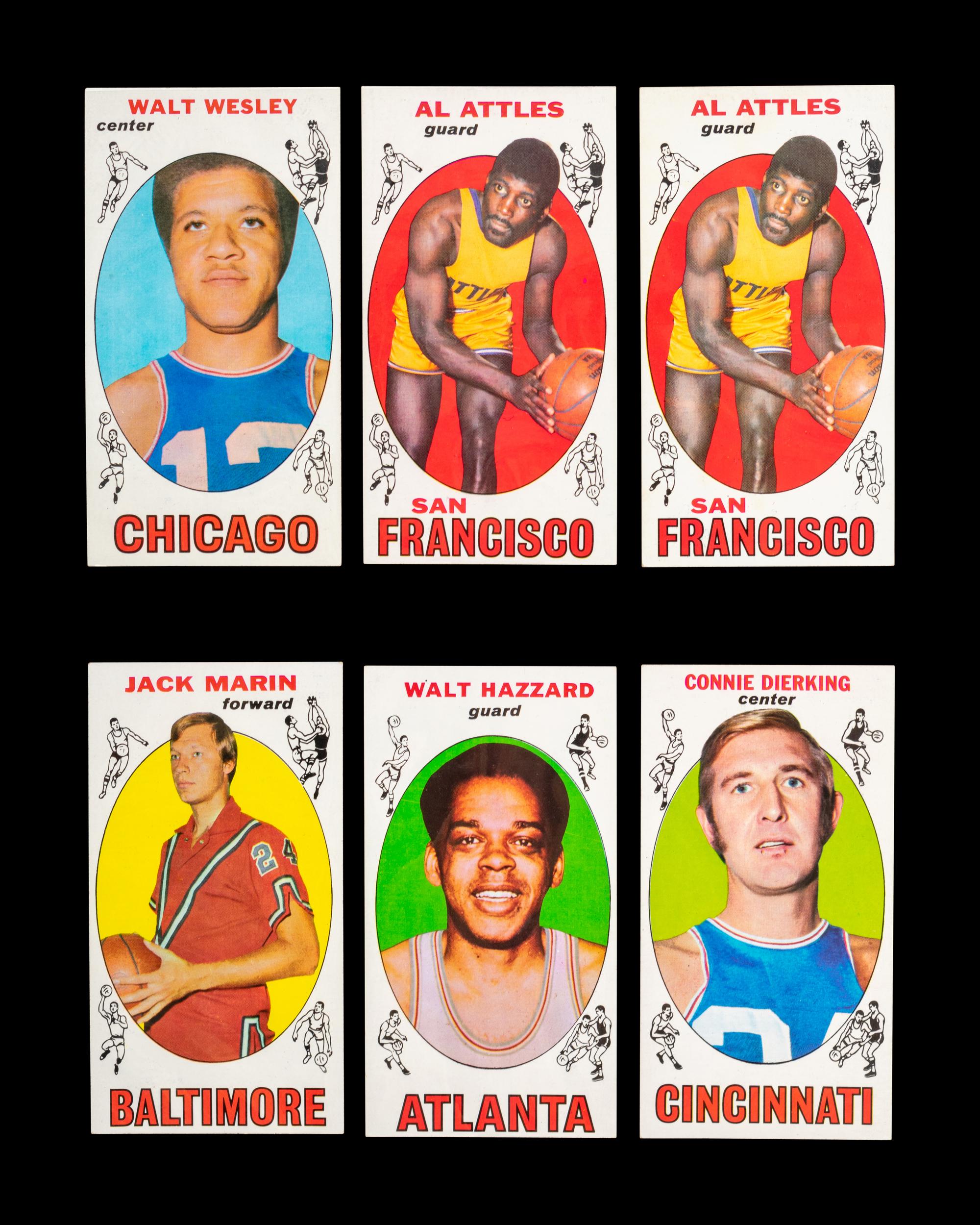 A Group of 93 Assorted 1969-70 Topps Basketball Cards,
