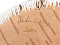 Northeastern or Great Lakes Quilled Birchbark Boxes