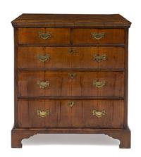 A George II Mahogany Chest of Drawers — MID-18TH CENTURY