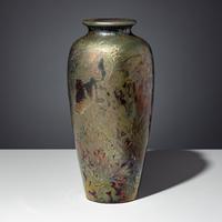 Superb iridescent marine vase